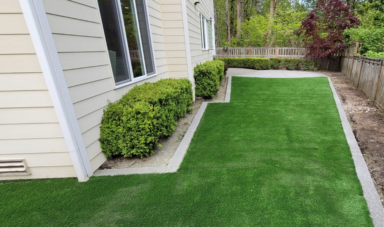 Professional residential artificial grass installation in Winston-Salem, NC
